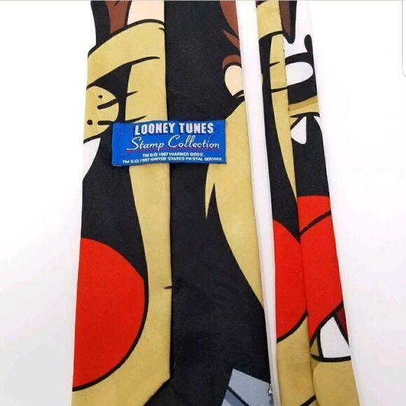 Vintage Looney Tunes Stamp Collection Necktie - Picture 5 of 7
